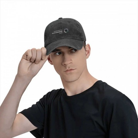 Photography Inspired Manual DSLR Lens Baseball Cap for Men