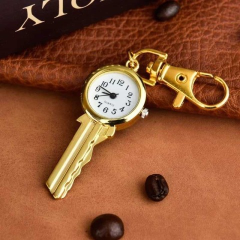 Vintage Watch Pocket Keychain for Men & Women