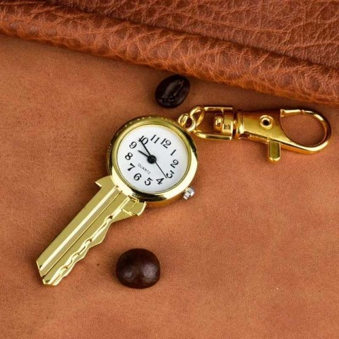 Vintage Watch Pocket Keychain for Men & Women