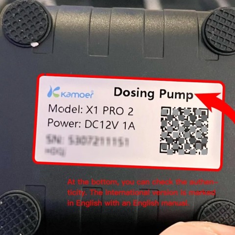 Kamoer X1 PRO 2 V2 Smart Bluetooth & WiFi Aquarium Dosing Pump from China