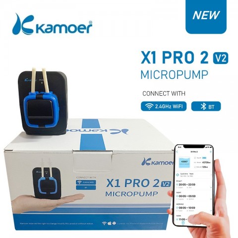 Kamoer X1 PRO 2 V2 Smart Bluetooth & WiFi Aquarium Dosing Pump from China