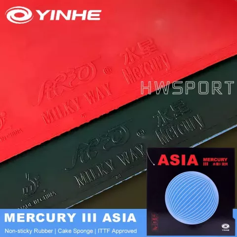 YINHE Mercury 3 Table Tennis Rubber - Non-Sticky Large Pore Cake Sponge