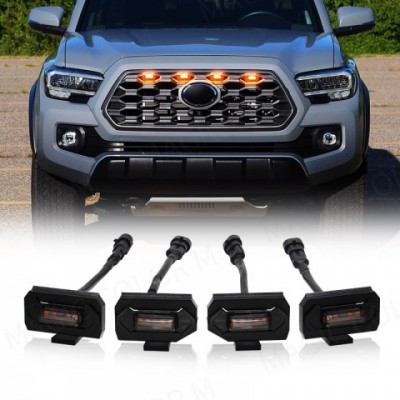 MAGIC COLORM 2020-2022 Toyota Tacoma Off Road & Sport LED Grille Lights - Black 4 Pcs