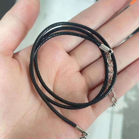 Stainless Steel 3.0mm Figaro Square Pearl Chain for Women