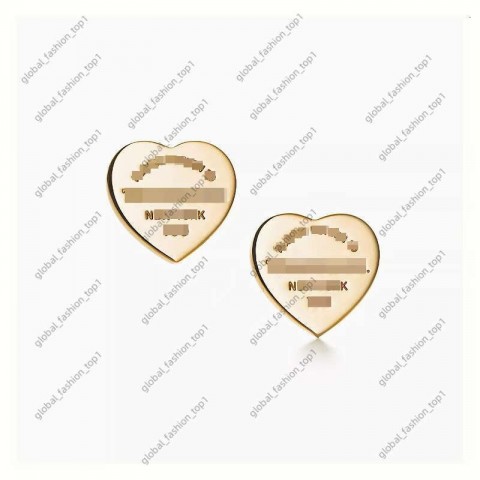 Tiffany-Style Women's 18K Gold Plated Heart Pendant Necklace