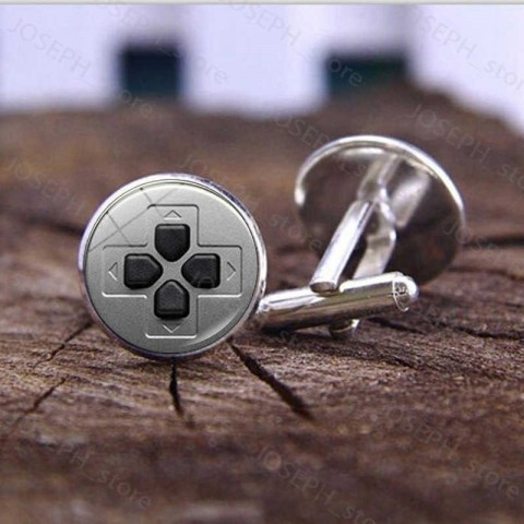 Creative Vintage Xbox Controller Cufflinks for Men