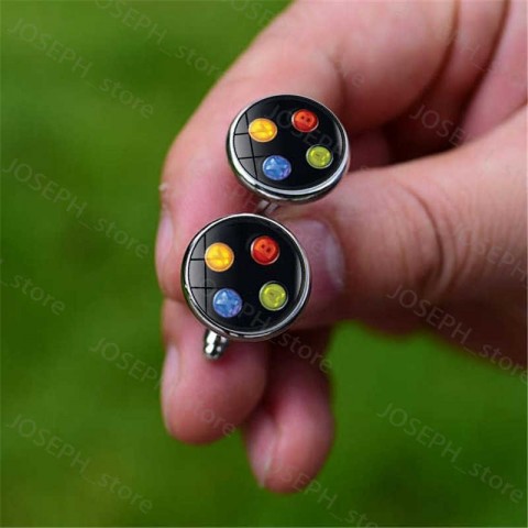 Creative Vintage Xbox Controller Cufflinks for Men