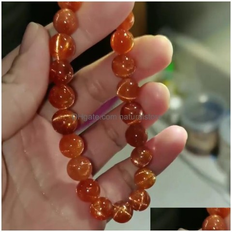 Beaded Natural Golden Sun Unisex Bracelet, Retro Luxury Drop Delivery Dhqu2
