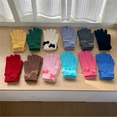 Warm Bamboo Fiber Full-Finger Gloves for Women
