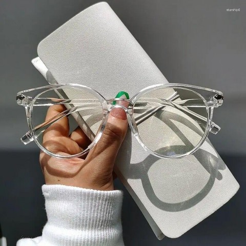 Transparent Round Sunglasses Frames for Women and Men 2025