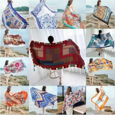90x185cm Women's Brazilian Summer Beach Sarong Scarf W250120