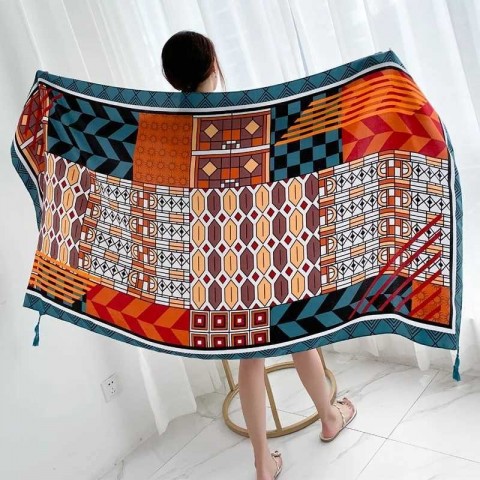 90x185cm Women's Brazilian Summer Beach Sarong Scarf W250120