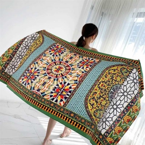 90x185cm Women's Brazilian Summer Beach Sarong Scarf W250120