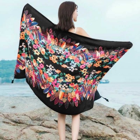 90x185cm Women's Brazilian Summer Beach Sarong Scarf W250120