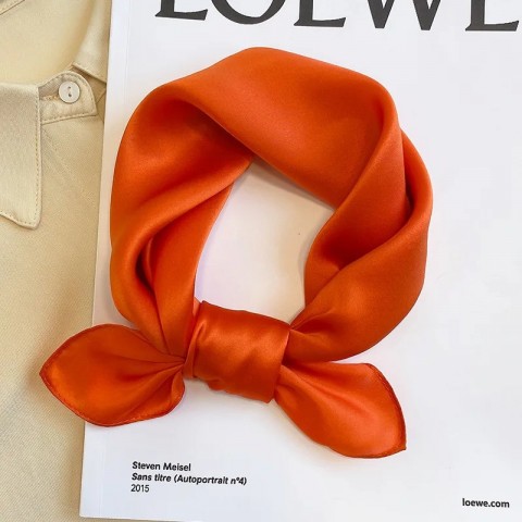 Luxury Faux Silk Ascot Scarf for Men, Lavender, Knitted Cravat, Ideal for Spring and Summer