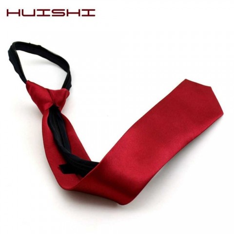 Premium Men's Formal Neckties - Red, Dark Blue, Black Polyester Satin Ties for Wedding & Vintage Look