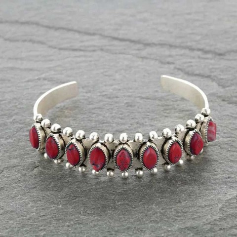 Vintage Tibetan Turquoise Bangle for Women and Men