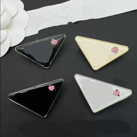 Elegant Inverted Triangle Brooches for Women, Classic Dropper Letter Jewelry Accessories