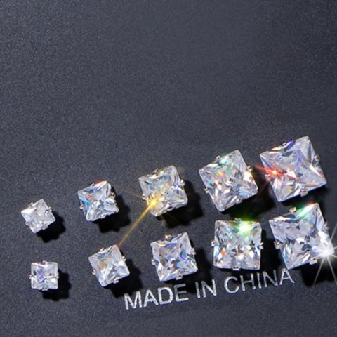Stud 17KM Vintage Cubic Zirconia Stud Earrings Silver Rhinestone Bow Set for Women 231102
