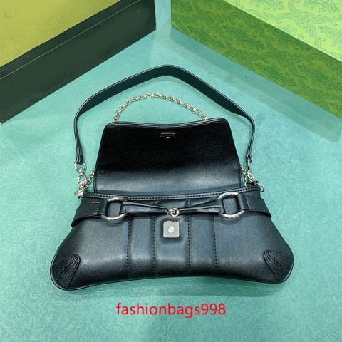 Luxury Leather Shoulder Bag 764339 - High-Quality Classic Retro Women's Crossbody Handbag