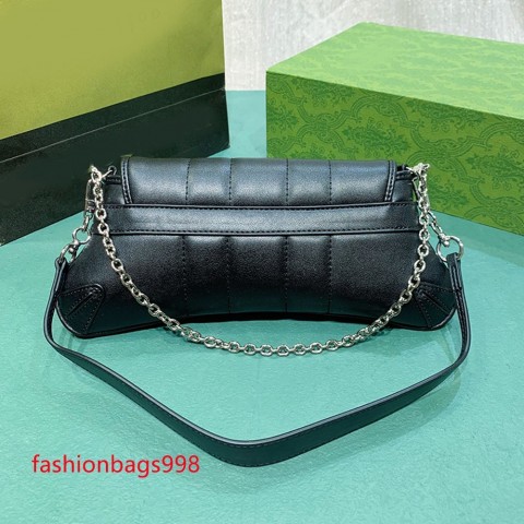 Luxury Leather Shoulder Bag 764339 - High-Quality Classic Retro Women's Crossbody Handbag