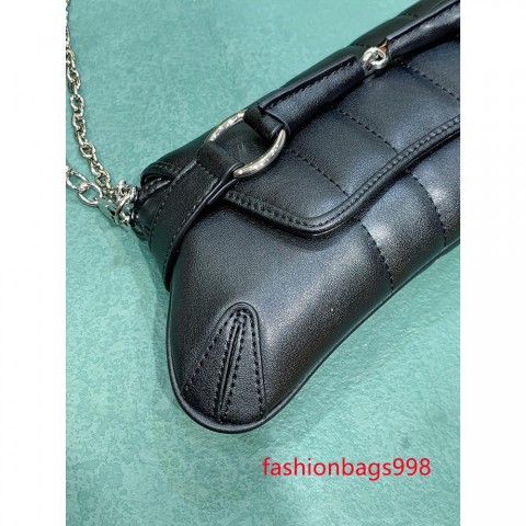 Luxury Leather Shoulder Bag 764339 - High-Quality Classic Retro Women's Crossbody Handbag
