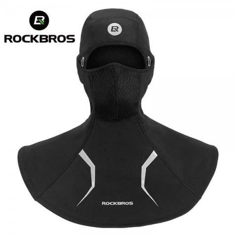 ROCKBROS Unisex Thermal Cycling Balaclava, Detachable Windproof Face Mask W241008