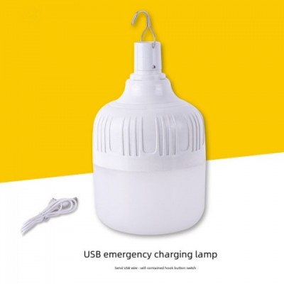 LED Emergency Camping Light Bulb - Wireless USB Rechargeable Energy-Saving Lamp