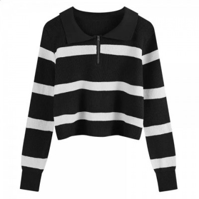 Womens Stylish Loose Fit Polyester Batwing Sleeve Knit Sweater for Office