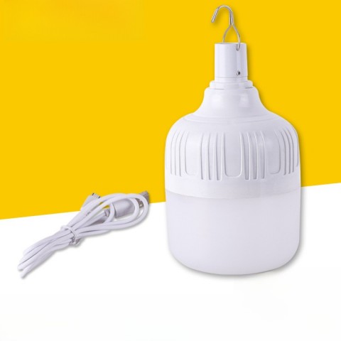 LED Emergency Camping Light Bulb - Wireless USB Rechargeable Energy-Saving Lamp