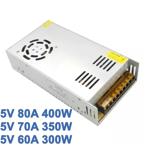 High-Efficiency 5V 80A LED Driver Transformer for LED Strip & Display