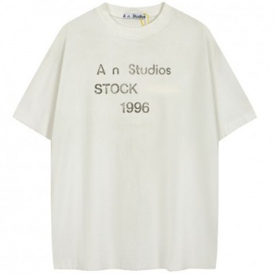 Casual Cotton Blend Short Sleeve Letter Print Men's T-shirt