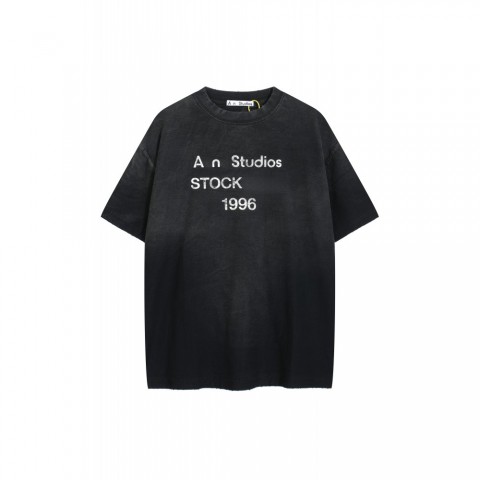 Casual Cotton Blend Short Sleeve Letter Print Men's T-shirt