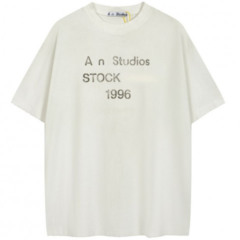 Casual Cotton Blend Short Sleeve Letter Print Men's T-shirt
