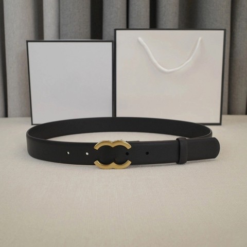 Designer Leather Belts for Men and Women - Adjustable Smooth Buckle
