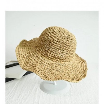 Sun Protection Wide Brim Straw Hat for Women - Travel Friendly