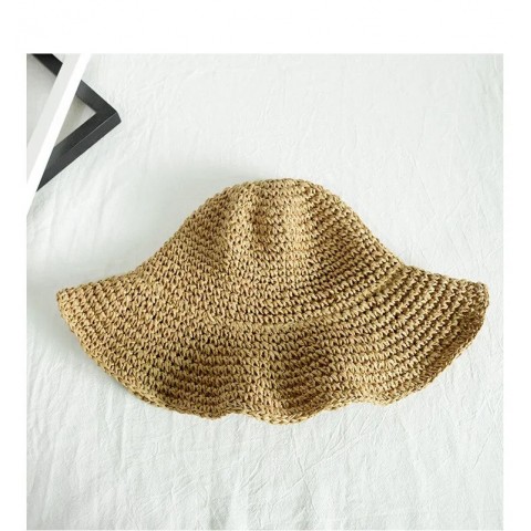 Sun Protection Wide Brim Straw Hat for Women - Travel Friendly
