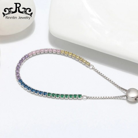 Rinntin Shiny Adjustable Gold Chain Bracelet for Women, Girls, Gothic Beach Jewelry