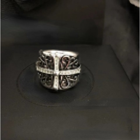 Chrome Jewelrys 18K Gold Plated Vintage Band Ring for Women