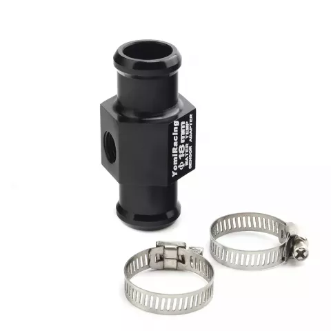 Universal Fit 16MM-22MM Black Motorcycle Water Temp Gauge Adapter