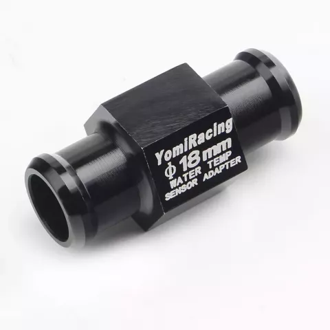 Universal Fit 16MM-22MM Black Motorcycle Water Temp Gauge Adapter