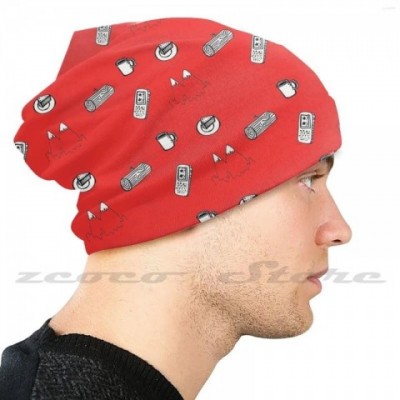 Cherry Pie Elastic Beret - Soft Unisex Knit Cap with Personalized Pattern