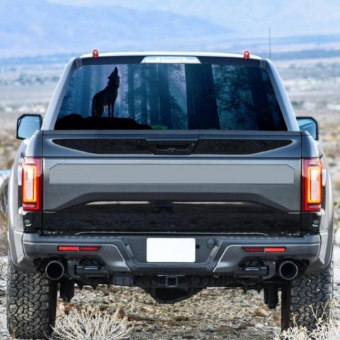 A160 Truck Suv Pickup 3D Rear Windshield Sun Visor Sticker 165x56CM