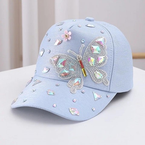 Butterfly Pattern Women's Ball Cap - Versatile Sunshade for Spring & Summer