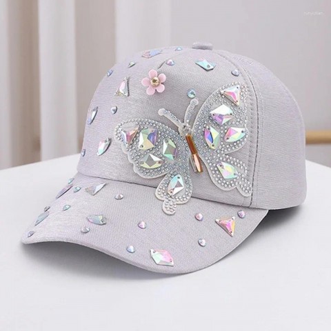 Butterfly Pattern Women's Ball Cap - Versatile Sunshade for Spring & Summer