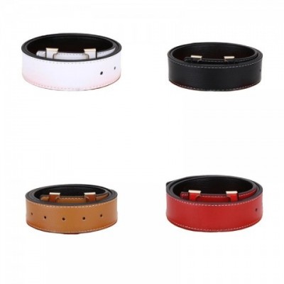 Luxury Double-Sided Letter Design Leather Belt for Men and Women - Unisex Style