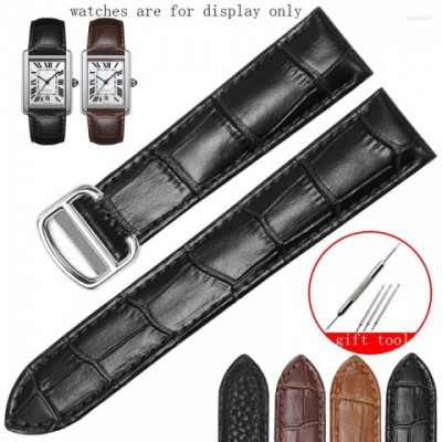 Genuine Leather Watch Bands for Solo Series - Black/Brown - Men/Women - 16-25mm