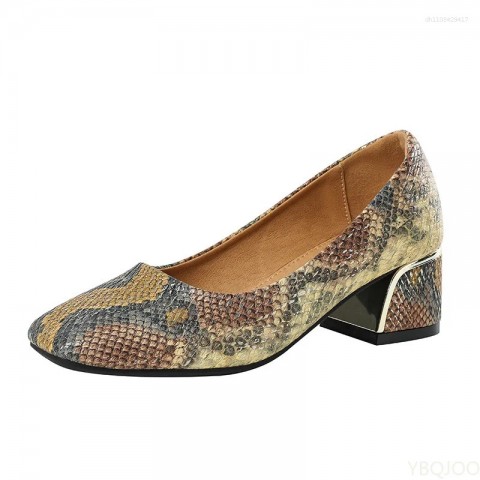 Sexy Autumn Chunky Heel Dress Shoes for Women
