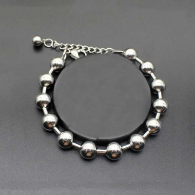 Stainless Steel Beaded Bracelets for Men and Women | 6mm, 8mm, 10mm Sizes