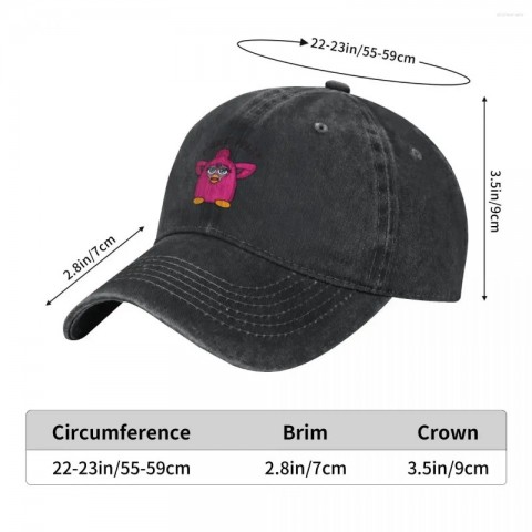 Furby Ball Cap - Unisex Fashionable Trucker Hat with Adjustable Strap